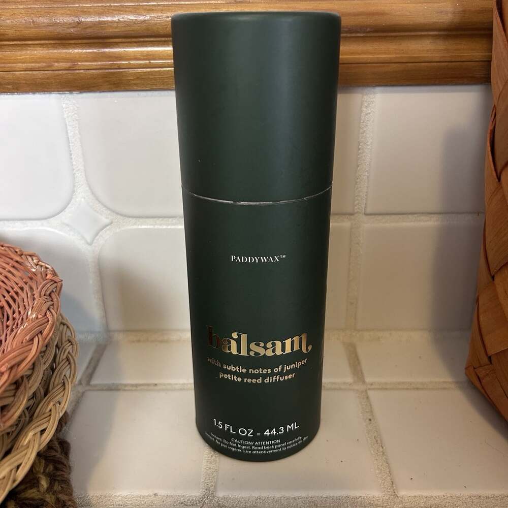 Paddywax Balsam & Juniper Scented Fragrance Reed Diffuser New In Box